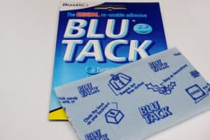 Maid Service Potomac tips for removing Blu Tack from the carpet