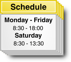 Cleaning Service Potomac’s cleaning schedule